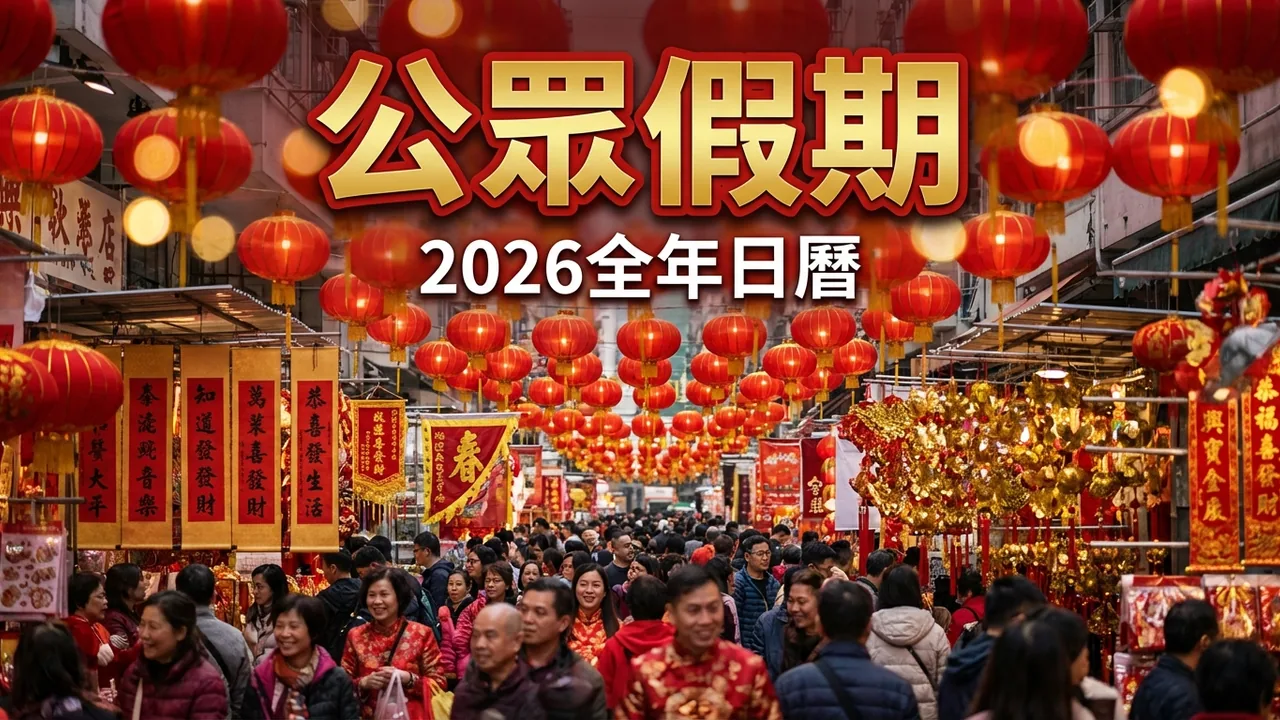 香港公共假期2026完整日曆：假期安排懶人包