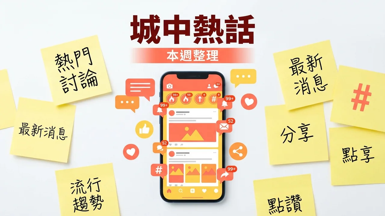 本週香港網絡熱話：最多人討論嘅10件事