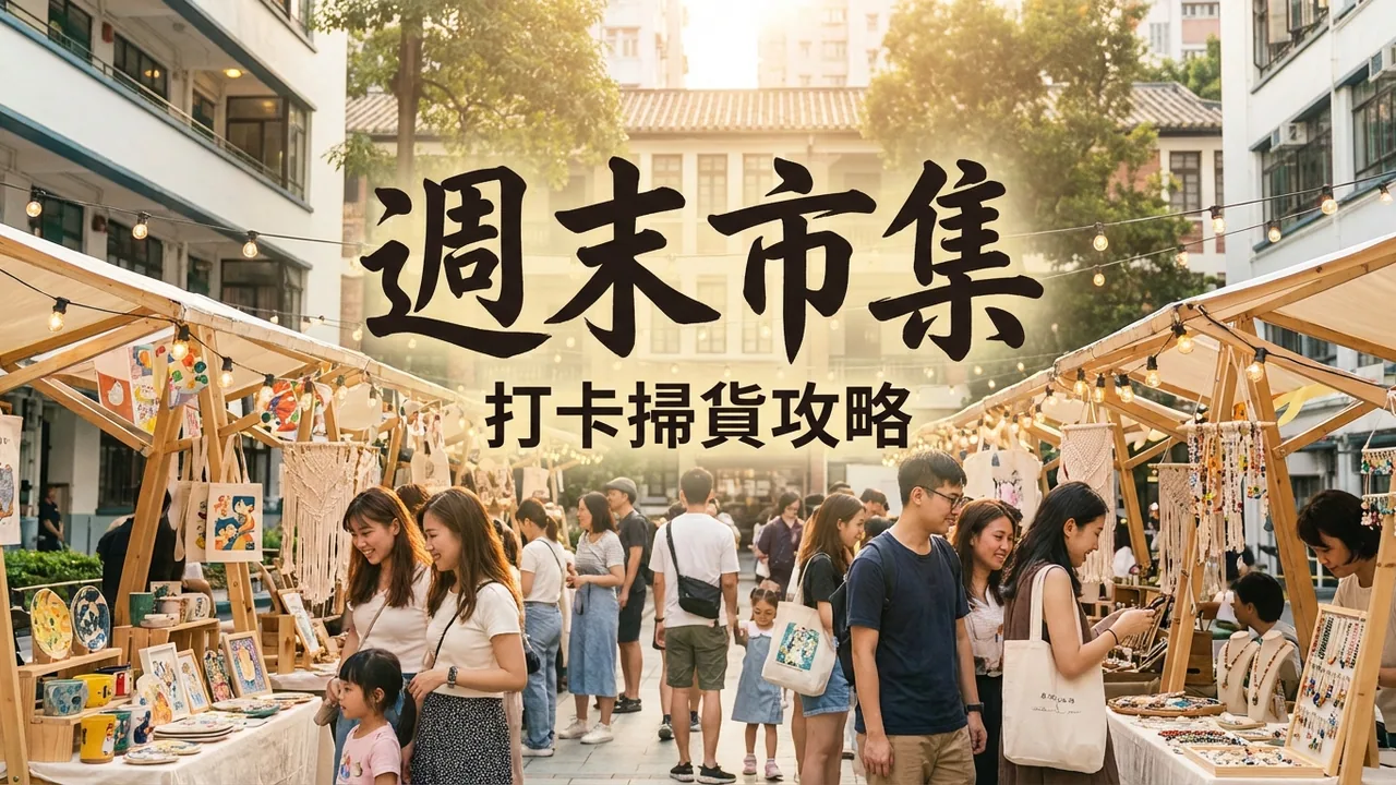 香港週末市集攻略：打卡、食嘢、掃貨一站搞掂